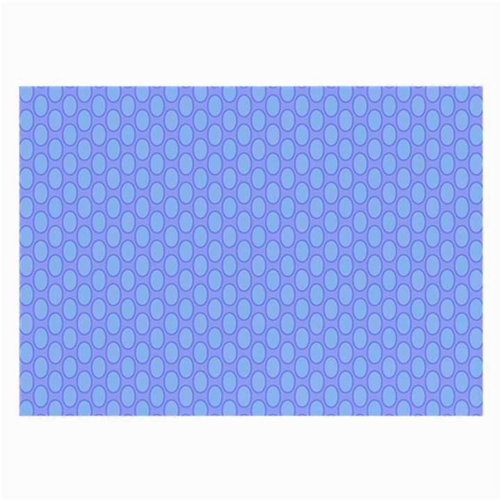 Soft Pattern Blue Large Glasses Cloth (2 Sides)