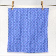 Soft Pattern Blue Face Towel by PatternFactory