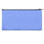 Soft Pattern Blue Pencil Case Back