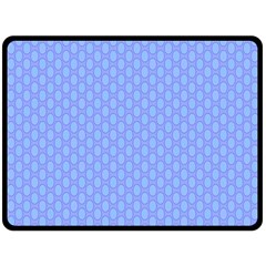 Soft Pattern Blue Fleece Blanket (large)  by PatternFactory