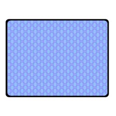 Soft Pattern Blue Double Sided Fleece Blanket (small)  by PatternFactory