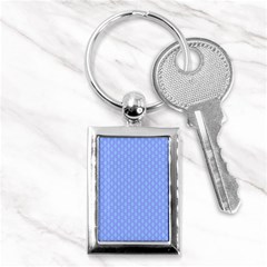 Soft Pattern Blue Key Chain (rectangle) by PatternFactory