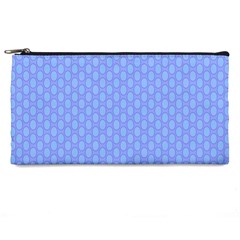 Soft Pattern Blue Pencil Case by PatternFactory