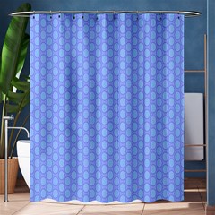 Soft Pattern Blue Shower Curtain 60  X 72  (medium) 