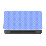 Soft Pattern Blue Memory Card Reader with CF Front