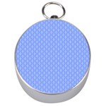 Soft Pattern Blue Silver Compasses Front