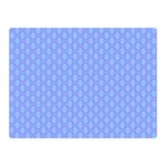 Soft Pattern Blue Double Sided Flano Blanket (Mini)  35 x27  Blanket Front