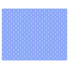 Soft Pattern Blue Double Sided Flano Blanket (medium)  by PatternFactory