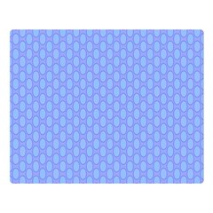 Soft Pattern Blue Double Sided Flano Blanket (large)  by PatternFactory