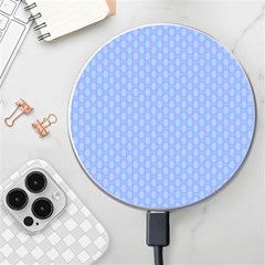 Soft Pattern Blue Wireless Charger by PatternFactory