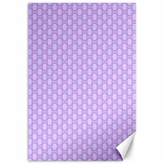 Soft Pattern Lilac Canvas 12  X 18  by PatternFactory