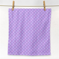 Soft Pattern Lilac Face Towel by PatternFactory