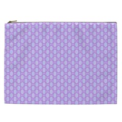 Soft Pattern Lilac Cosmetic Bag (xxl) by PatternFactory