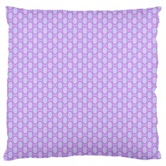 Soft Pattern Lilac Large Flano Cushion Case (one Side) by PatternFactory