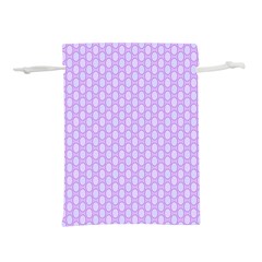 Soft Pattern Lilac Lightweight Drawstring Pouch (m) by PatternFactory