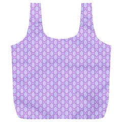 Soft Pattern Lilac Full Print Recycle Bag (xxl) by PatternFactory