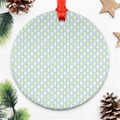 Soft Pattern Super Pastel Ornament (round) by PatternFactory