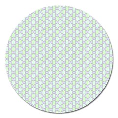 Soft Pattern Super Pastel Magnet 5  (round) by PatternFactory