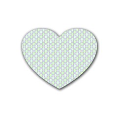 Soft Pattern Super Pastel Heart Coaster (4 Pack)  by PatternFactory