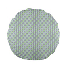 Soft Pattern Super Pastel Standard 15  Premium Round Cushions by PatternFactory