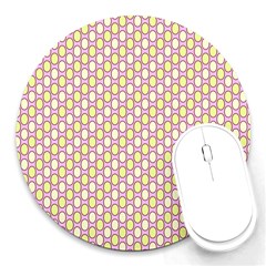 Soft Pattern Rose Round Mousepads by PatternFactory