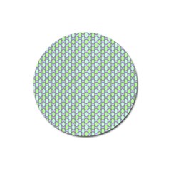 Soft Pattern Aqua Magnet 3  (round) by PatternFactory