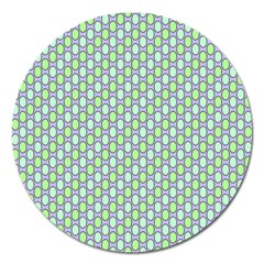 Soft Pattern Aqua Magnet 5  (round) by PatternFactory