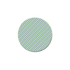 Soft Pattern Aqua Golf Ball Marker by PatternFactory