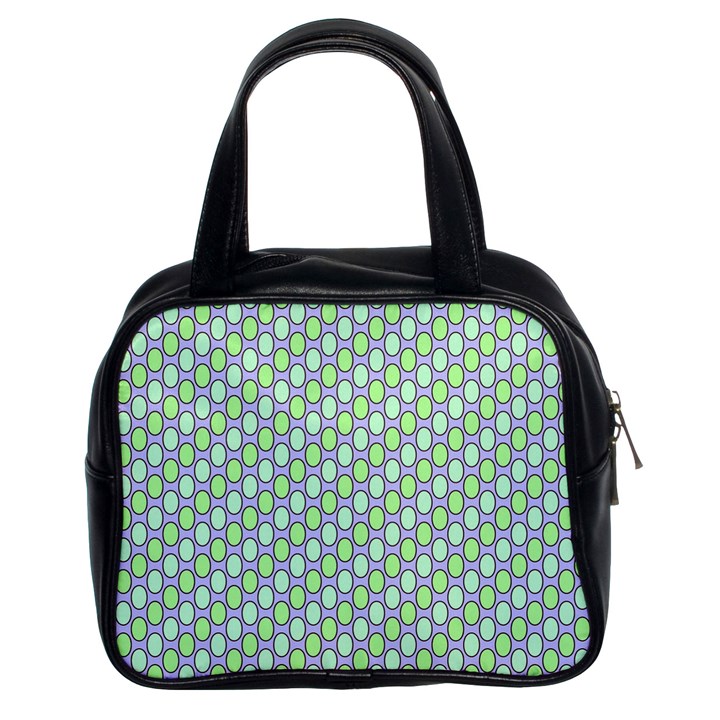 Soft Pattern Aqua Classic Handbag (Two Sides)