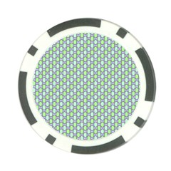 Soft Pattern Aqua Poker Chip Card Guard (10 pack)