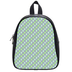 Soft Pattern Aqua School Bag (small) by PatternFactory