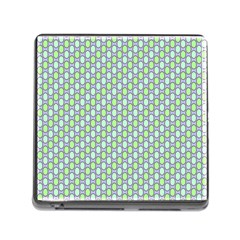 Soft Pattern Aqua Memory Card Reader (square 5 Slot) by PatternFactory