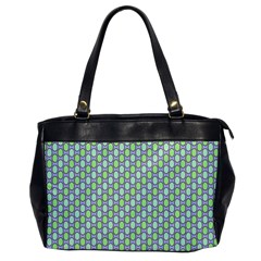 Soft Pattern Aqua Oversize Office Handbag