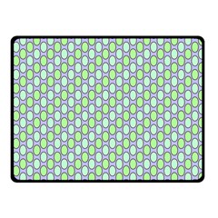 Soft Pattern Aqua Fleece Blanket (Small)