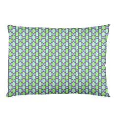 Soft Pattern Aqua Pillow Case (two Sides) by PatternFactory