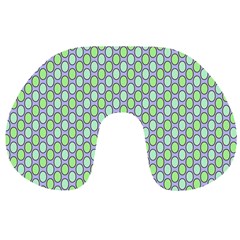 Soft Pattern Aqua Travel Neck Pillow