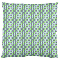 Soft Pattern Aqua Large Flano Cushion Case (One Side)