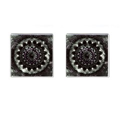 Moody Mandala Cufflinks (square) by MRNStudios