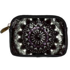 Moody Mandala Digital Camera Leather Case by MRNStudios