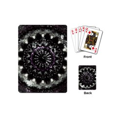 Moody Mandala Playing Cards Single Design (mini) by MRNStudios