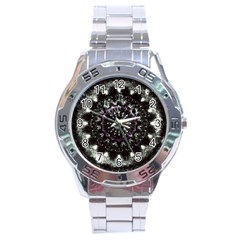 Moody Mandala Stainless Steel Analogue Watch by MRNStudios