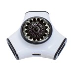 Moody Mandala 3-Port USB Hub Front