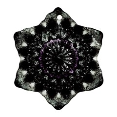 Moody Mandala Ornament (snowflake) by MRNStudios