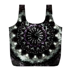 Moody Mandala Full Print Recycle Bag (l) by MRNStudios