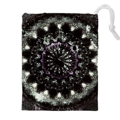 Moody Mandala Drawstring Pouch (5xl) by MRNStudios