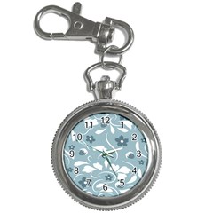 Folk Flowers Pattern Floral Surface Design Seamless Pattern Key Chain Watches by Eskimos