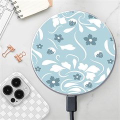 Folk Flowers Pattern Floral Surface Design Seamless Pattern Wireless Charger by Eskimos