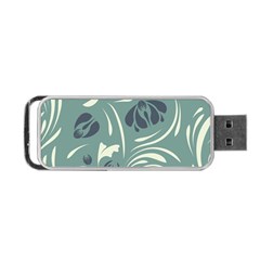 Folk Flowers Pattern Floral Surface Design Seamless Pattern Portable Usb Flash (one Side) by Eskimos