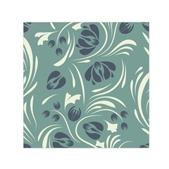 Folk Flowers Pattern Floral Surface Design Seamless Pattern Small Satin Scarf (square) by Eskimos