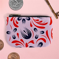 Folk Flowers Pattern Floral Surface Design Seamless Pattern Mini Coin Purse by Eskimos